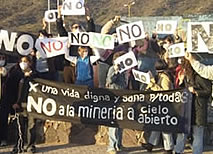 No a la mega mineria 